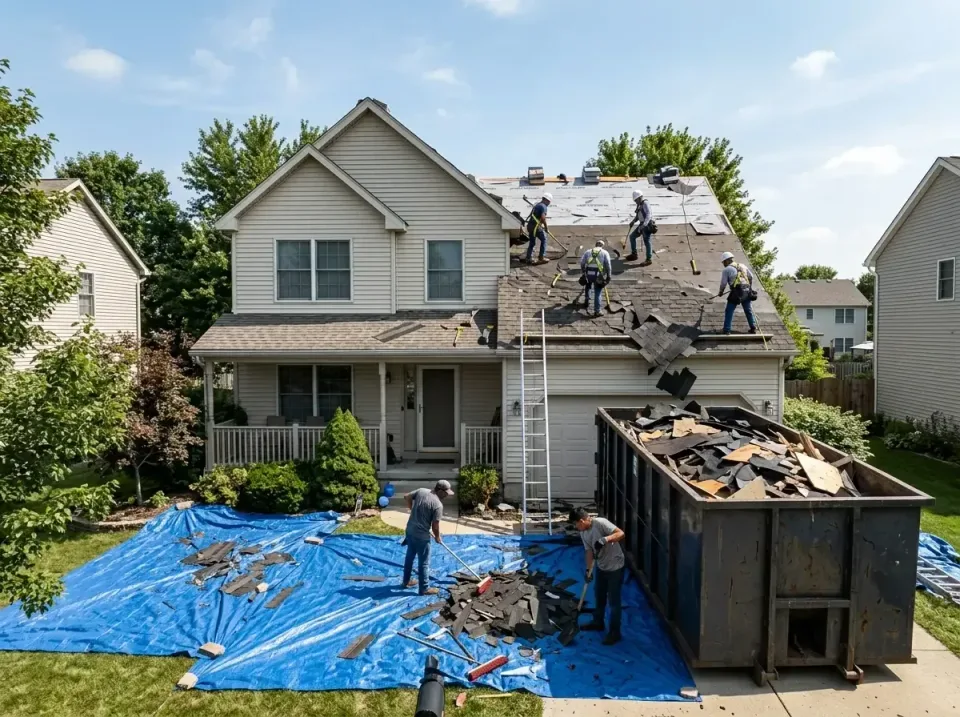 roof-replacement-debris-remova-004 — frequently asked questions, Cheapest Dumpster Rentals in Bayou Cane, LA